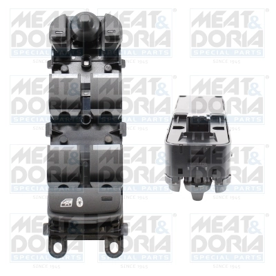 Switch, window regulator